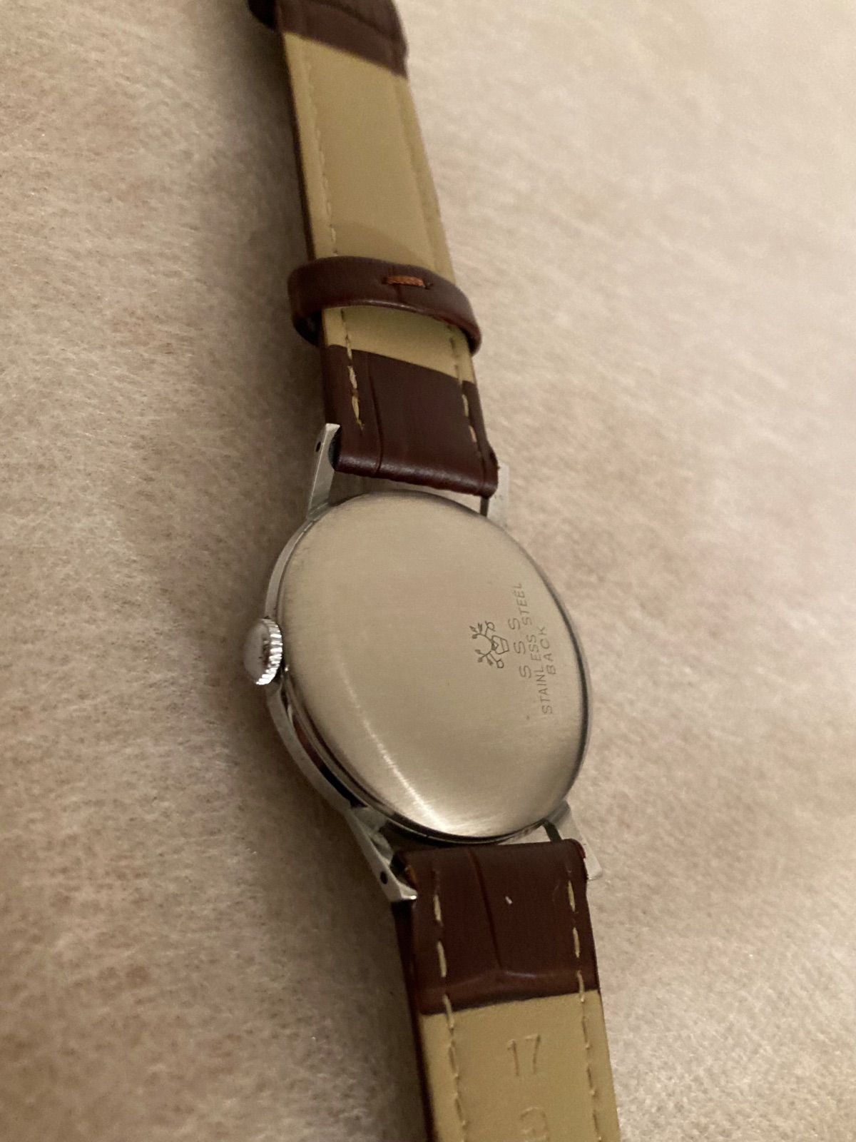 MOERIS モーリス 17石 メンズ手巻き腕時計 稼動品 - 腕時計(アナログ)