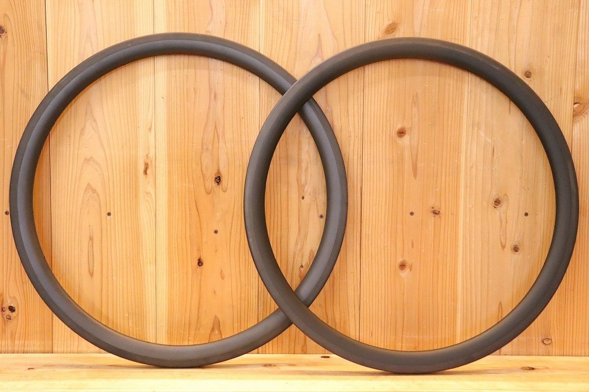 ノーブランド カーボン チューブラー リム 20/24H 2本セット 外