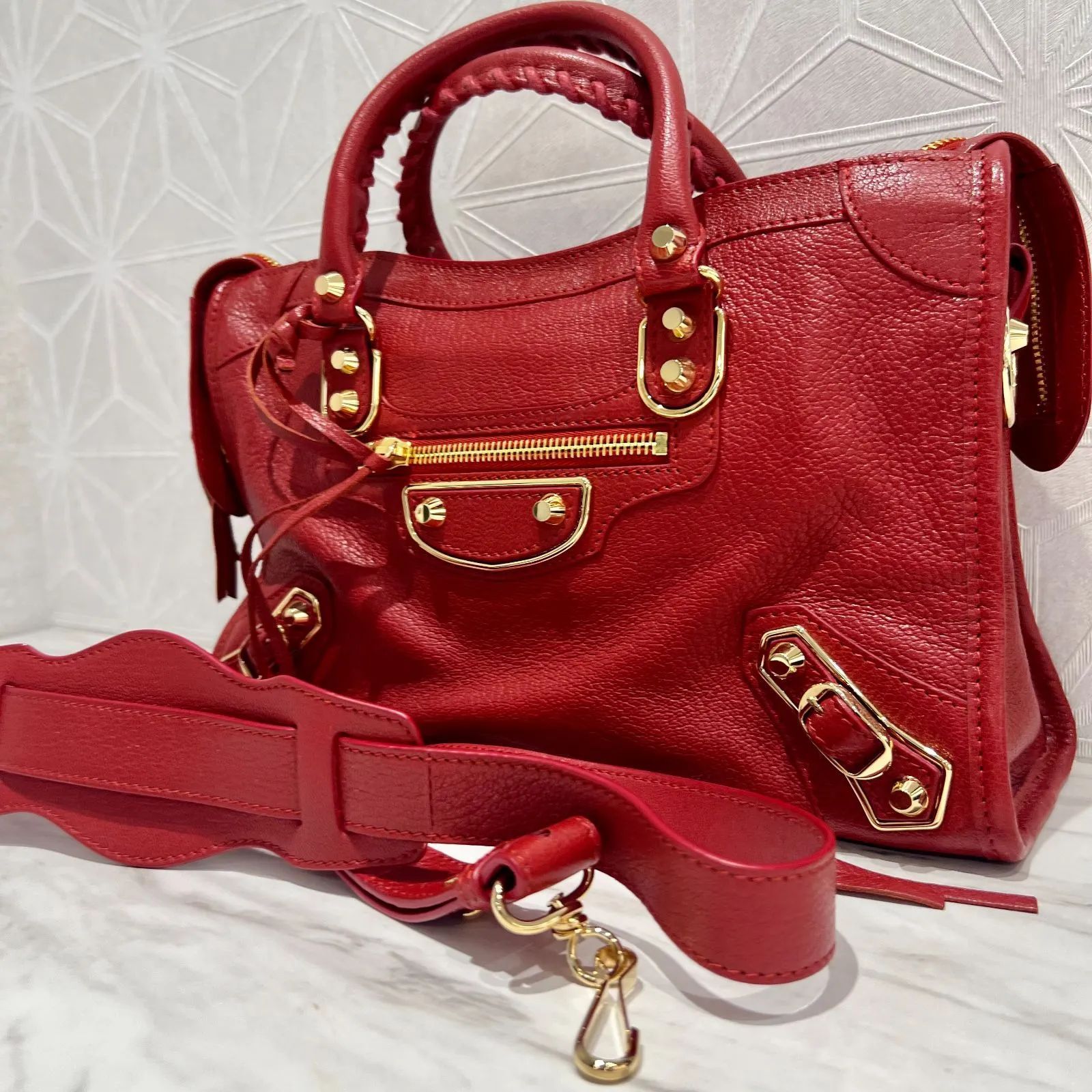 Balenciaga】バレンシアガ シティ ハンドバッグ ミラー付き BALENCIAGA