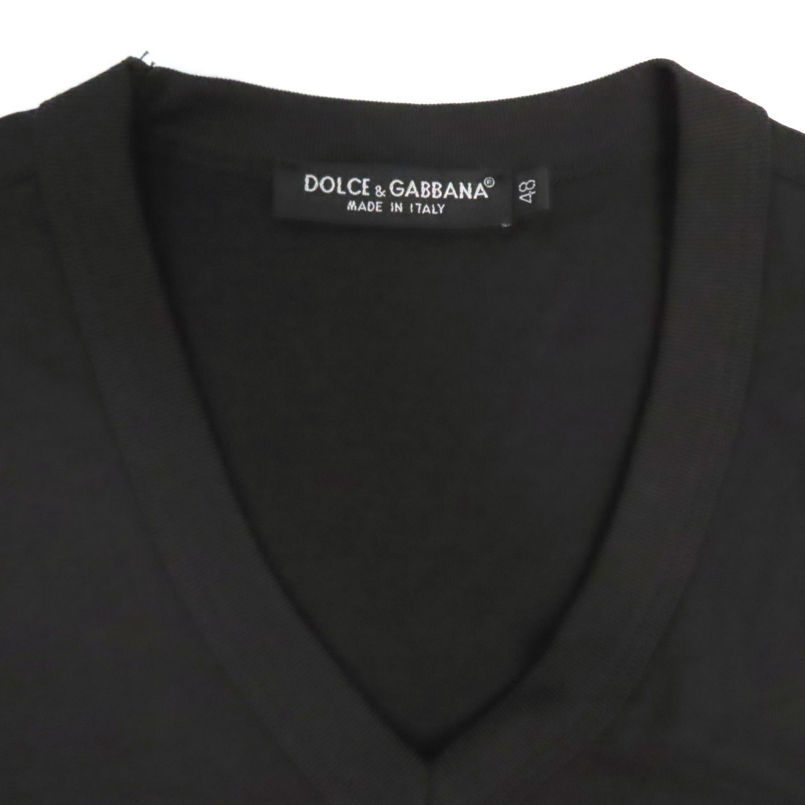 Dolce & Gabbana☆ロゴパッチ付き 半袖 コットン Tシャツ WG25556 美品 DOLCE&GABBANA ドルチェ&ガッバーナ 半袖 Tシャツ