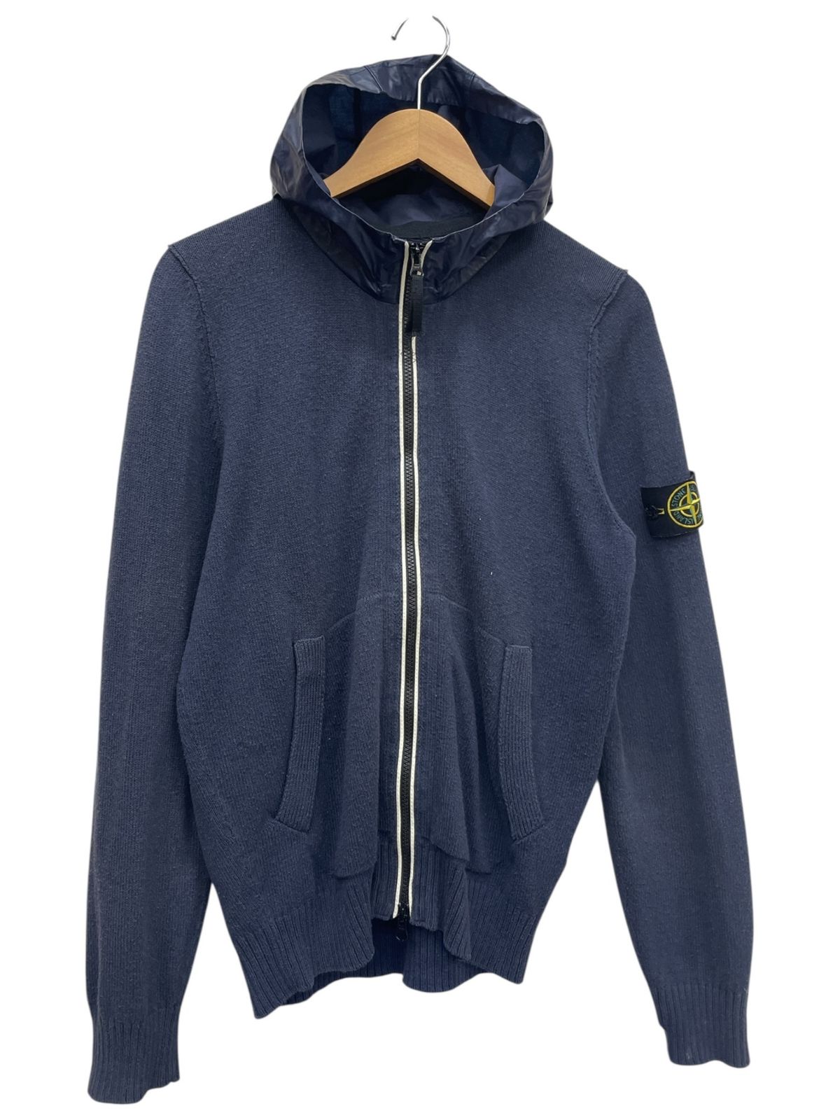 STONE ISLAND (ストーンアイランド) コットンジップパーカー ナイロン