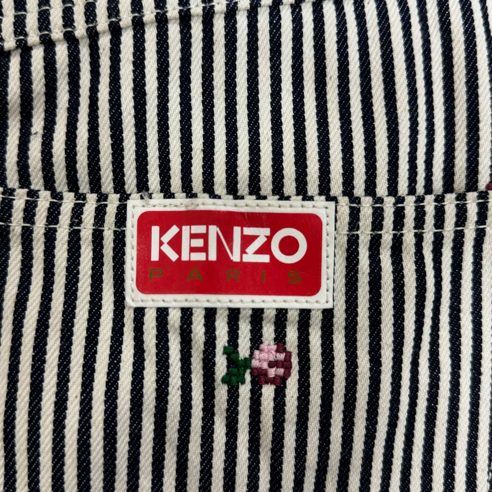 定価91300円 国内正規 KENZO フローラルストライプヒッコリー 定価91300円 国内正規 KENZO フローラルストライプヒッコリー