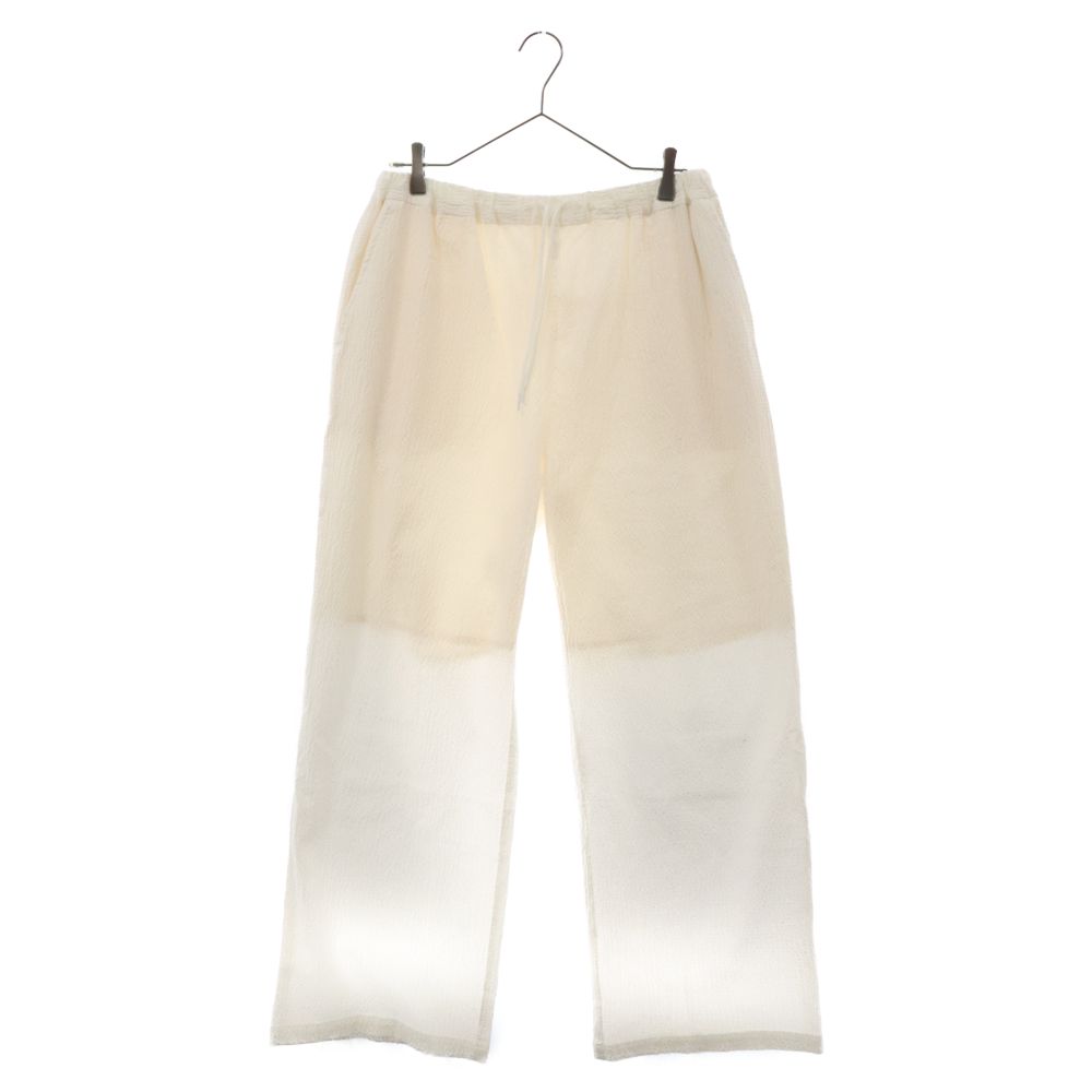 Danke Schon (ダンケシェーン) Bumpy Cotton Pants バンピーコットン ストレートパンツ ホワイト EPWH10