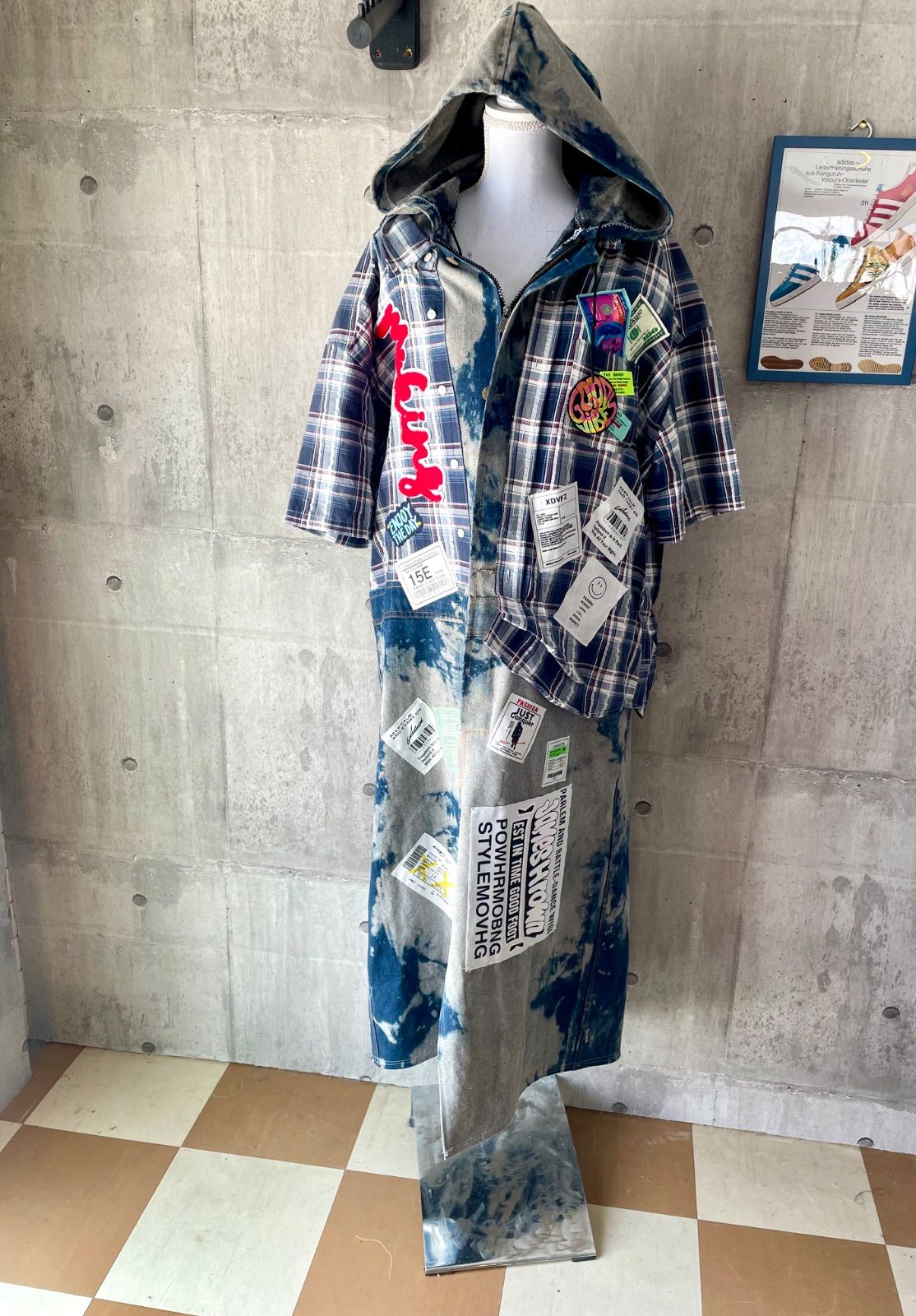 シャツワンピ ストリート系ワンピ