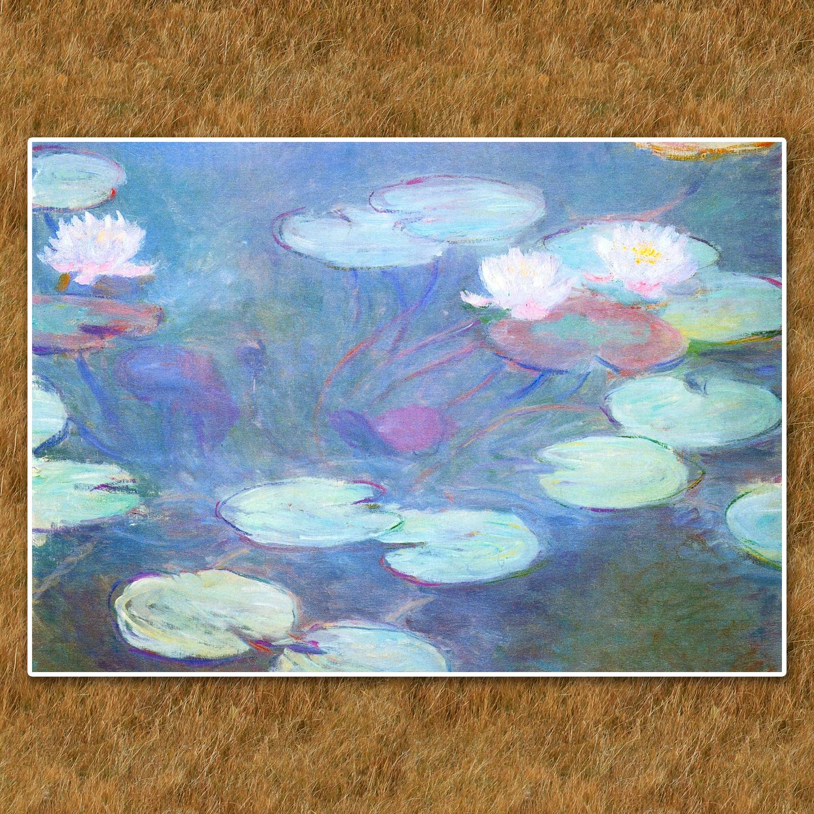 モネ『睡蓮 (Water Lilies)〈13〉』複製画【額入り】 - メルカリ