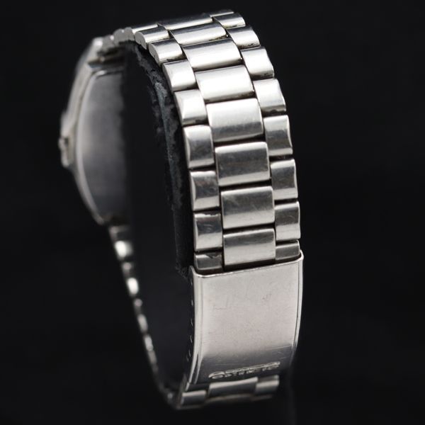 セイコー スピリット 7N48-5000 デイデイト QZ ブラック文字盤 メンズ