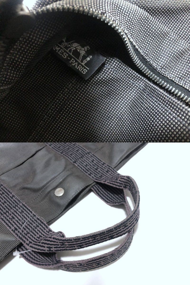 ○【W】HERMES エルメス エールライン MM トートバッグ /am-A-212-5758 