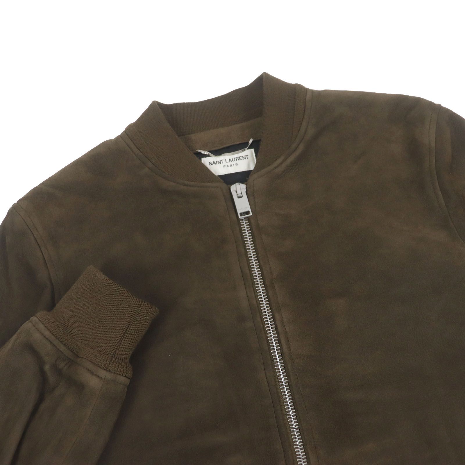 バウアー　サンローラン　スウェード　ブルゾン　44 バウアー サンローラン スウェード ブルゾン 44 Saint Laurent