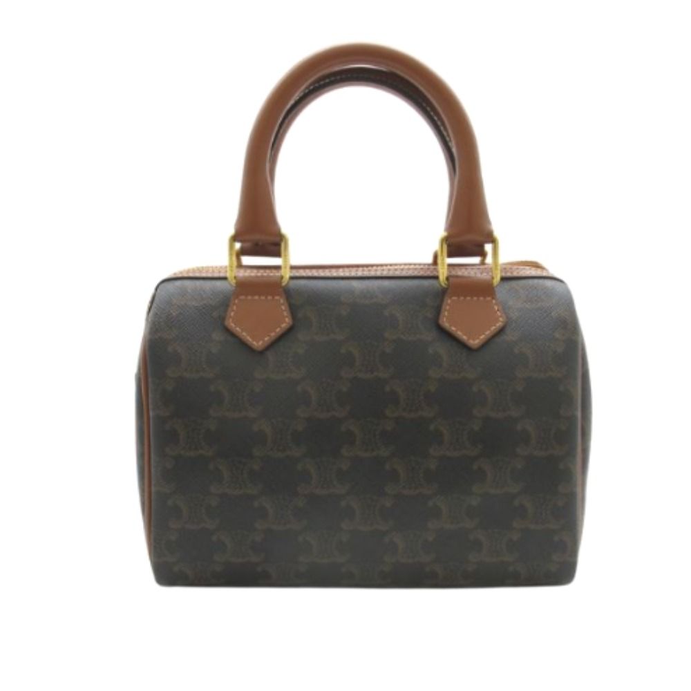 CELINE セリーヌ ハンドバッグ セリーヌ バッグ197582 ミニボストン 2WAY ショルダーバッグ トリオンフ レディース
