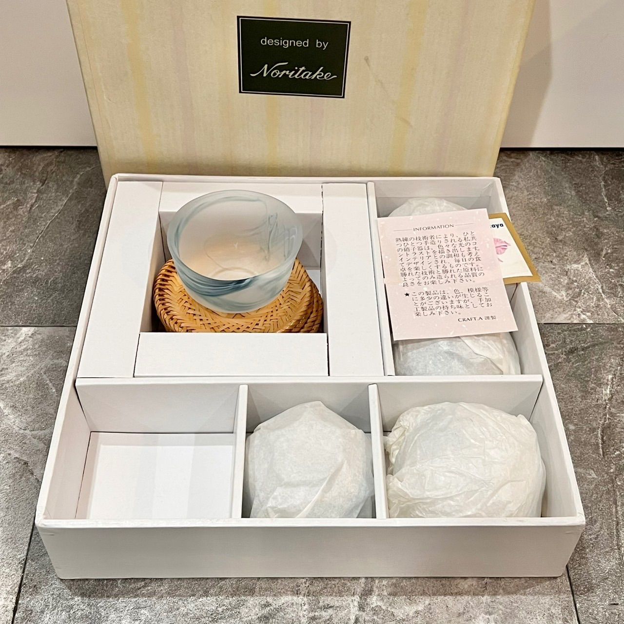 未使用品★ノリタケ 冷茶湯呑み 茶托付き5客セット 未使用品☆ノリタケ 冷茶湯呑み 茶托付き5客セット - メルカリ
