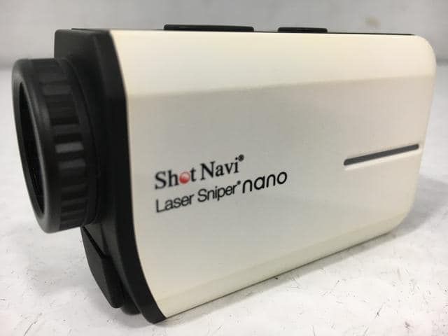 【中古ゴルフ用品】【超美品】テクタイト(ショットナビ) レーザー距離計 Shot Navi(ショットナビ) Laser Sniper nano [White]【14日間返品OK】 返品OK 【中古ゴルフ用品】【超美品】テクタイト(ショットナビ