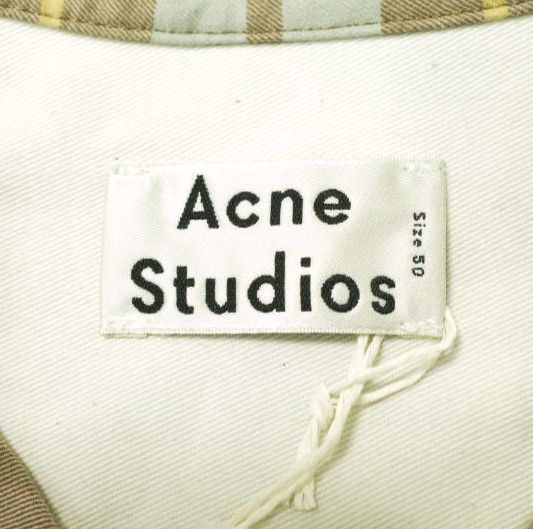 Acne Studios アクネストゥディオズ チェックオープンカラーシャツ FN