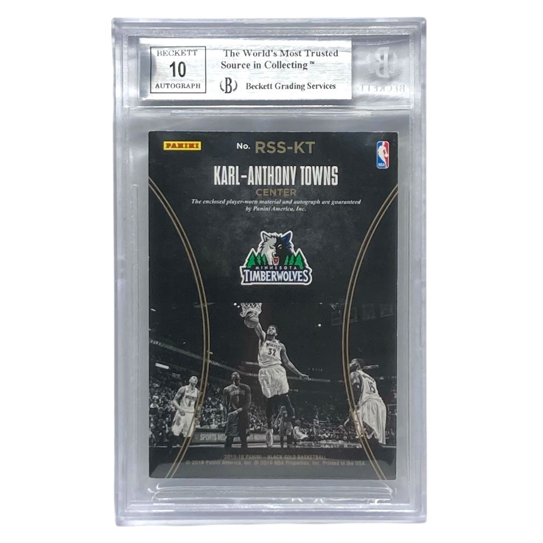 PANINI NBAカード BLACK GOLD KARL-ANTHONY TOWNS TIMBERWOLVES 39/99 #RSS-KT 送料無料 中古 IT2 PANINI NBAカード BLACK GOLD KARL-ANTHONY TOWNS TIMBERWOLVES 39/99