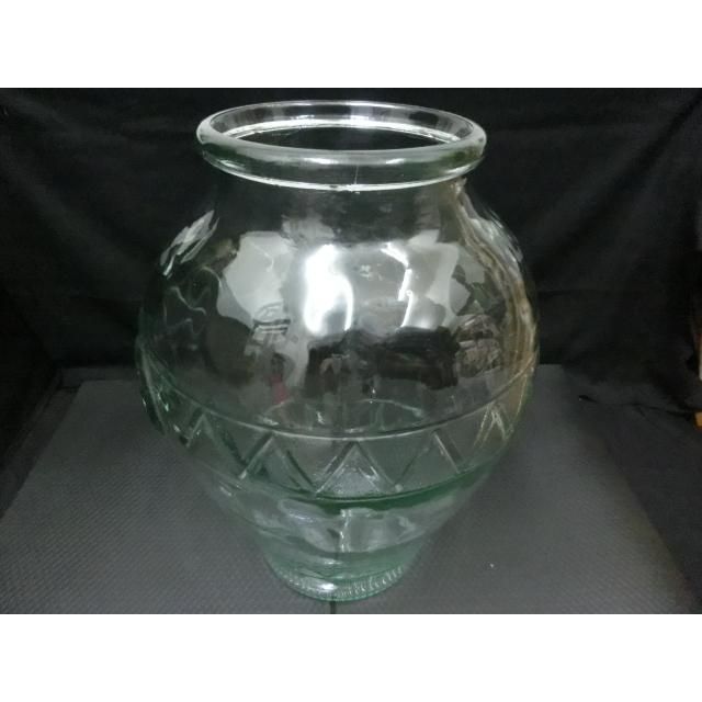 全国総量無料で イタリア製 ビンテージ 中古美品 ガラス大瓶 花瓶 吹きガラス 工芸ガラス