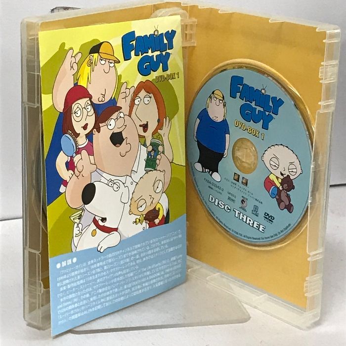FAMILY GUY ファミリー・ガイ DVD-BOX 1 20世紀フォックス・ホーム・エンターテイメント・ジャパン 3枚組 DVD
