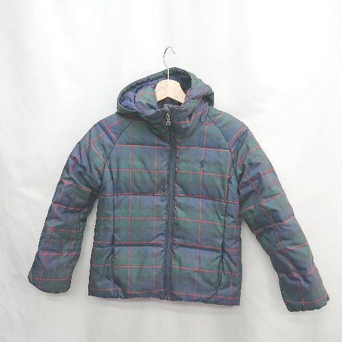 ◇ ⊇ POLO RALPH LAUREN キッズ チェック柄 長袖 ダウン ◇ ⊇ POLO RALPH LAUREN キッズ チェック柄 長袖 ダウン