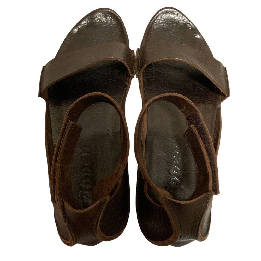 【美品】トリッペン Pan Taube レザー アンクル サンダル サイズ 36 af1f9ea3673f8366551cd8357c4323