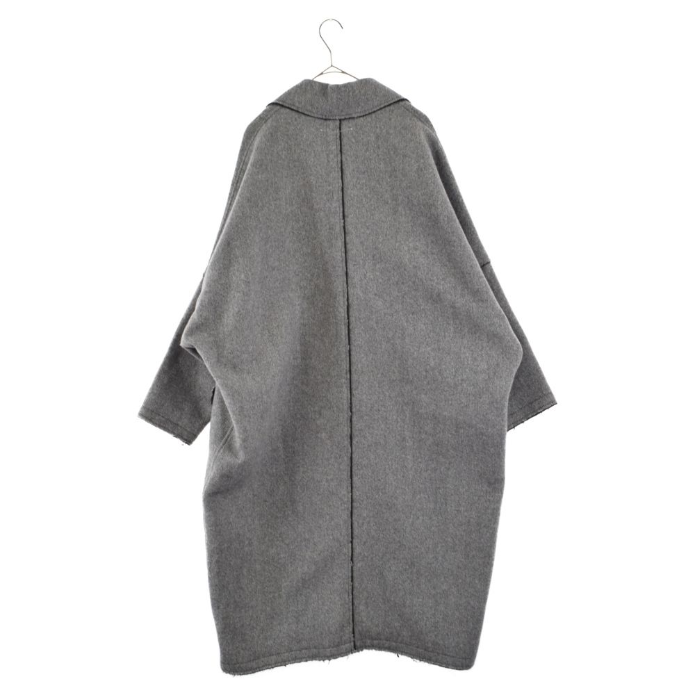 MM6 Maison Margiela (エムエムシックスメゾンマルジェラ) 22AW Wool Brend Over Sized Long Coat  S52AA0137 S54901 ウール混 オーバーサイズ ロングコート アウター レディース グレー - メルカリ