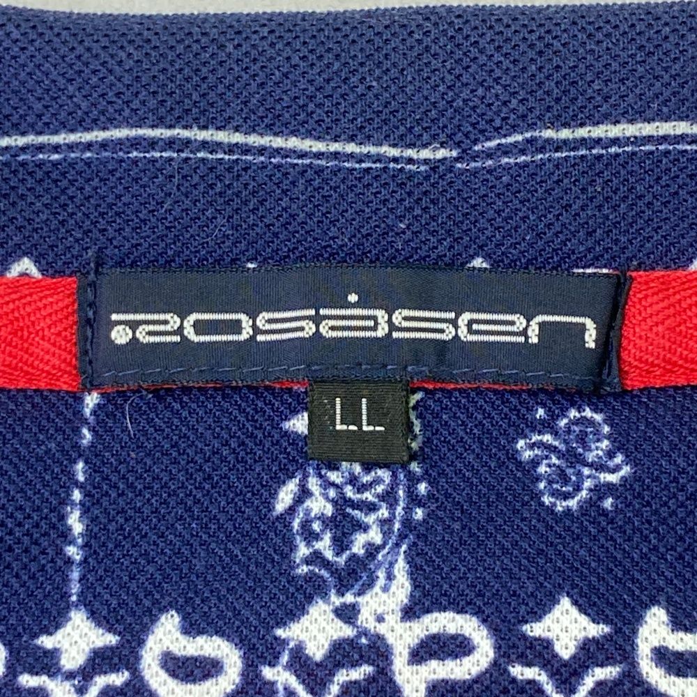 取引用 サイズ：LL ROSASEN ロサーセン 半袖ポロシャツ バンダナ