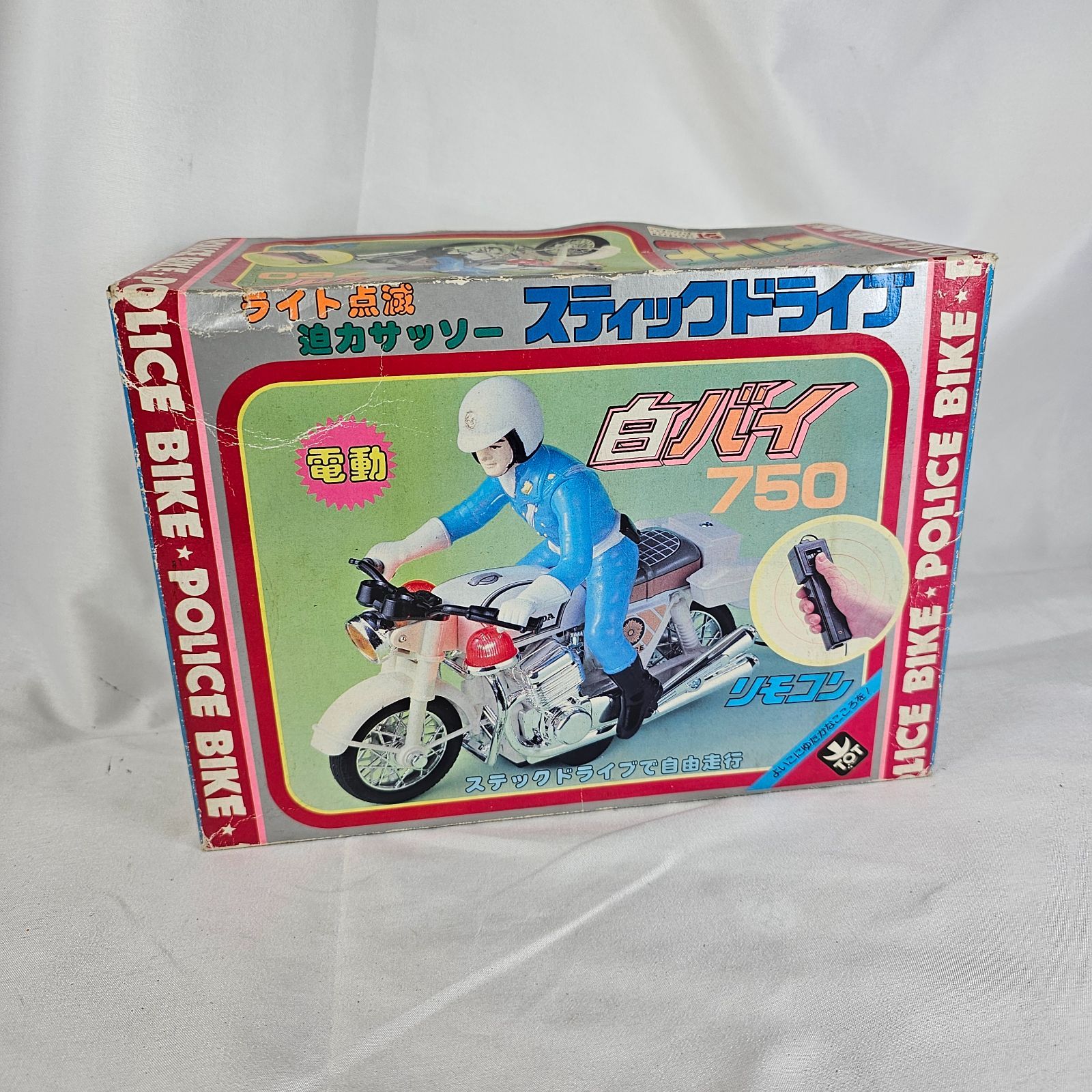 【昭和レトロ】ホンダ 白バイ 750 電動バイク 希少】昭和レトロ ホンダ 750 電動 白バイ 玩具 - メルカリ