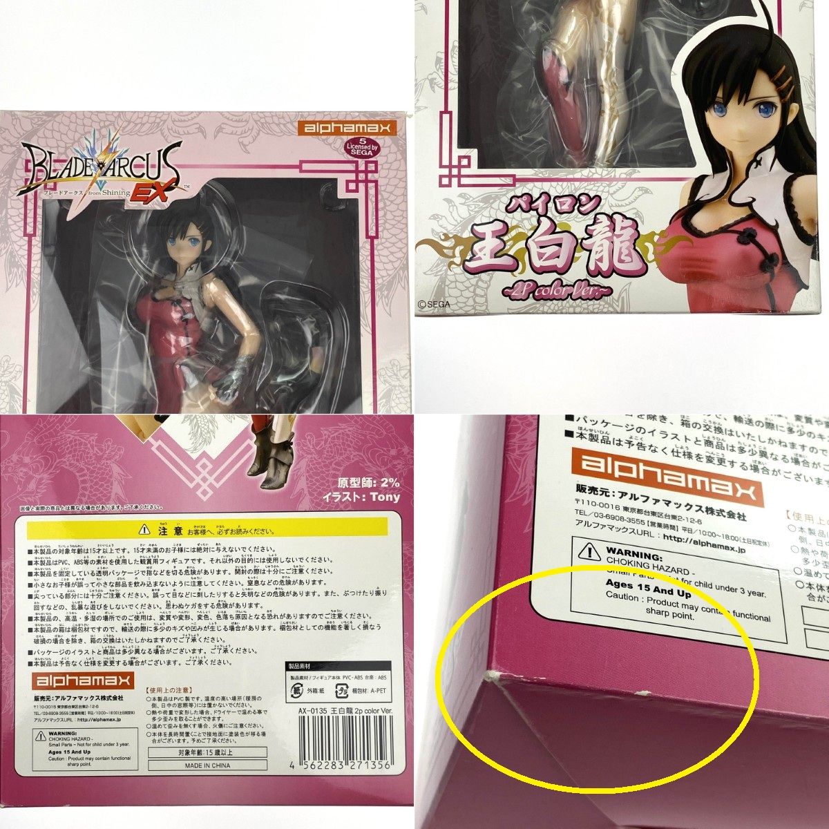 Kazu  ブレードアークス from シャイニングEX 王白龍 2Pカラー