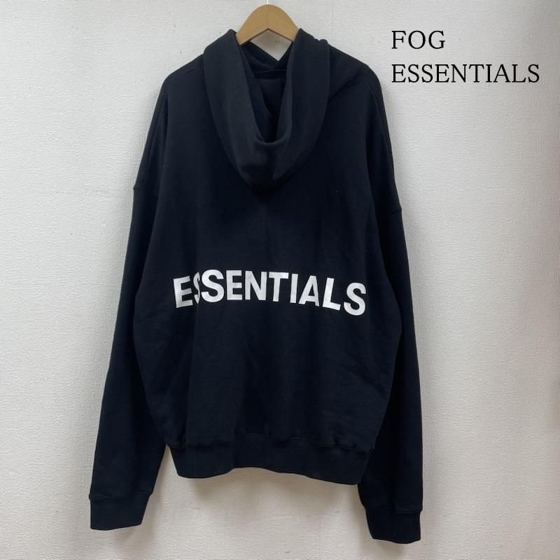 FOG ESSENTIALS エフオージーエッセンシャルズ パーカー 長袖 バック ロゴ プリント プルオーバー パーカー