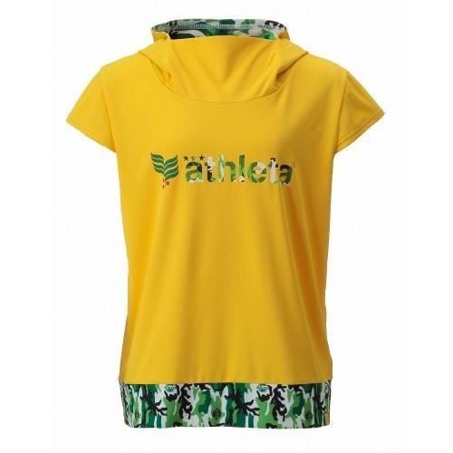 【人気セール】 アスレタ(ATHLETA) 吸汗速乾フーデッドシャツ 08095 レディース フットサル/サッカー Mサイズ イエロー その他