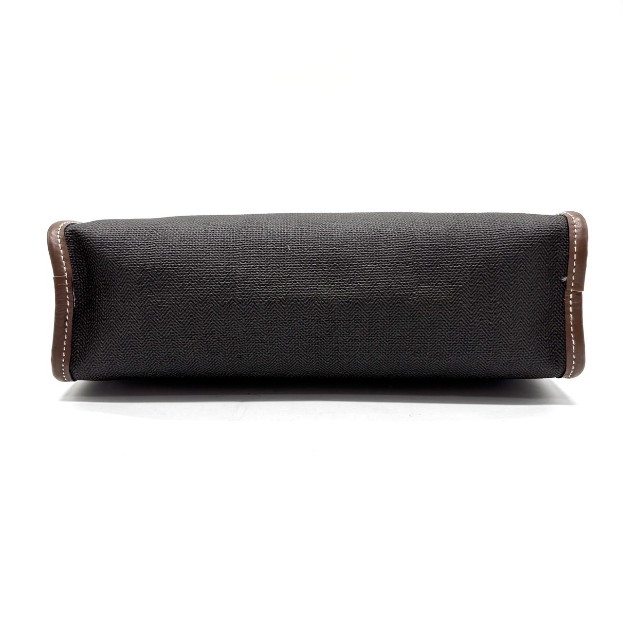 dunhill クラッチバッグ ロゴ金具 ゴールド金具 レザー ブラック ダンヒル クラッチバッグ カーフレザー セカンドバッグ