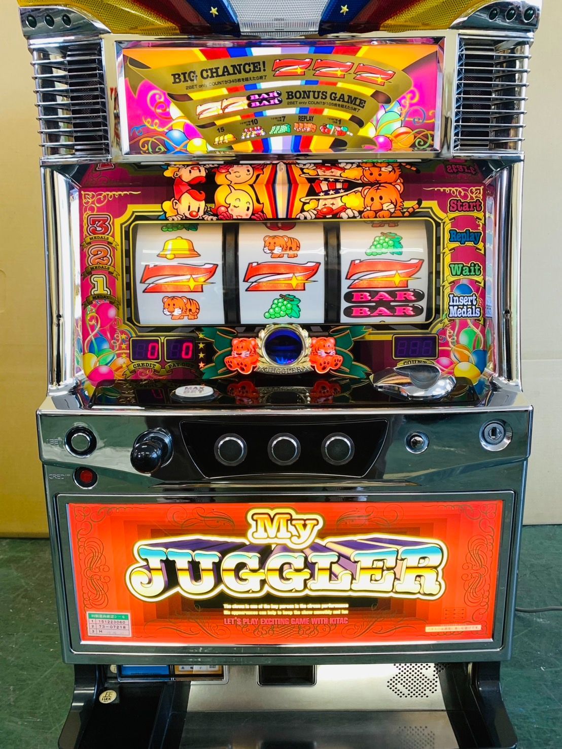 送料無料】マイジャグラーIII KD 実機 ジャグランプ＆コイン不要