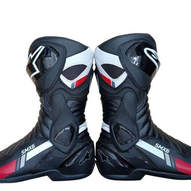 EU43 27.5cm ALPINESTARS アルパインスターブーツ SUPERTECH-R ホワイト/レッド 新品 alpinestars アルパインスターズ SP-X BOA ライディングブーツ EU43