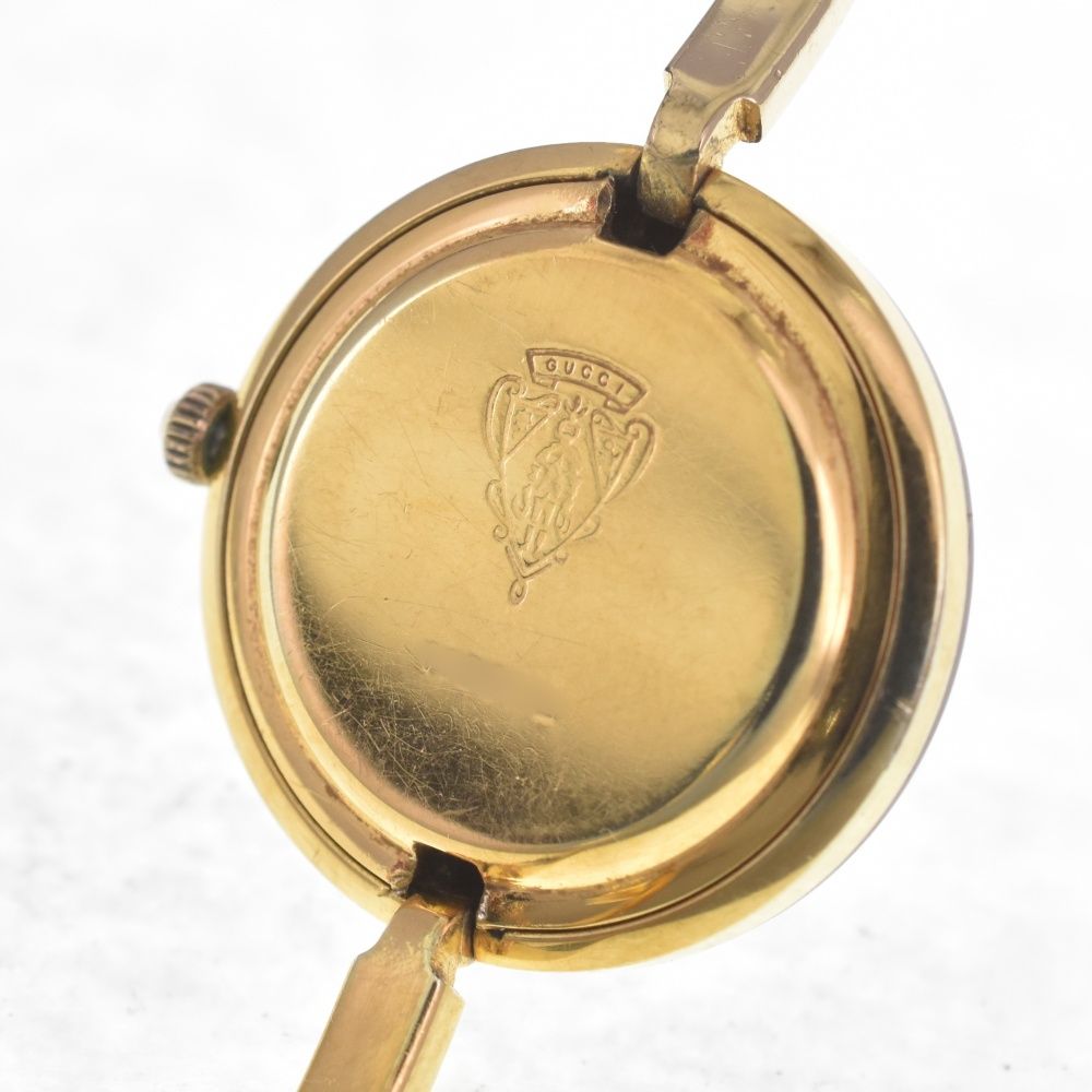 グッチ GUCCI 1100-L チェンジベゼル GP クォーツ レディース 内箱付き