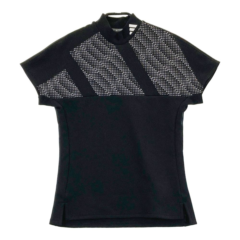 V21 レディース モックネック　ゴルフシャツ S 黒 Munsingwear セール 公式 マンシングウェア ENVOY シャツ モック
