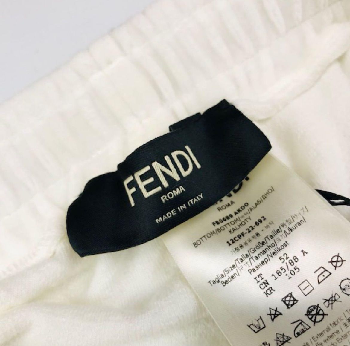 新品未使用☆FENDI・フェンディ KALHOTY メンズ パイル地