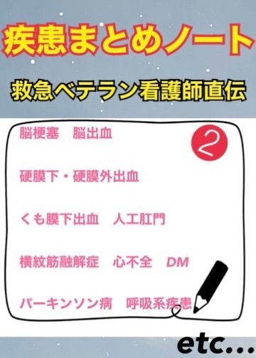 周りと差をつける❗️】看護師国家試験必勝ノート➕疾患まとめノート - メルカリ