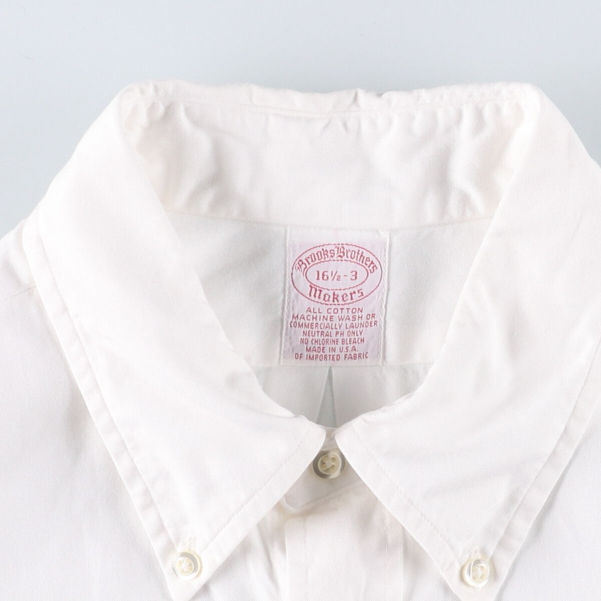 Brooks Brothers makers 90's ボタンダウンシャツ 90s USA製 Brooks Brothersブルックスブラザーズ Makers 無地
