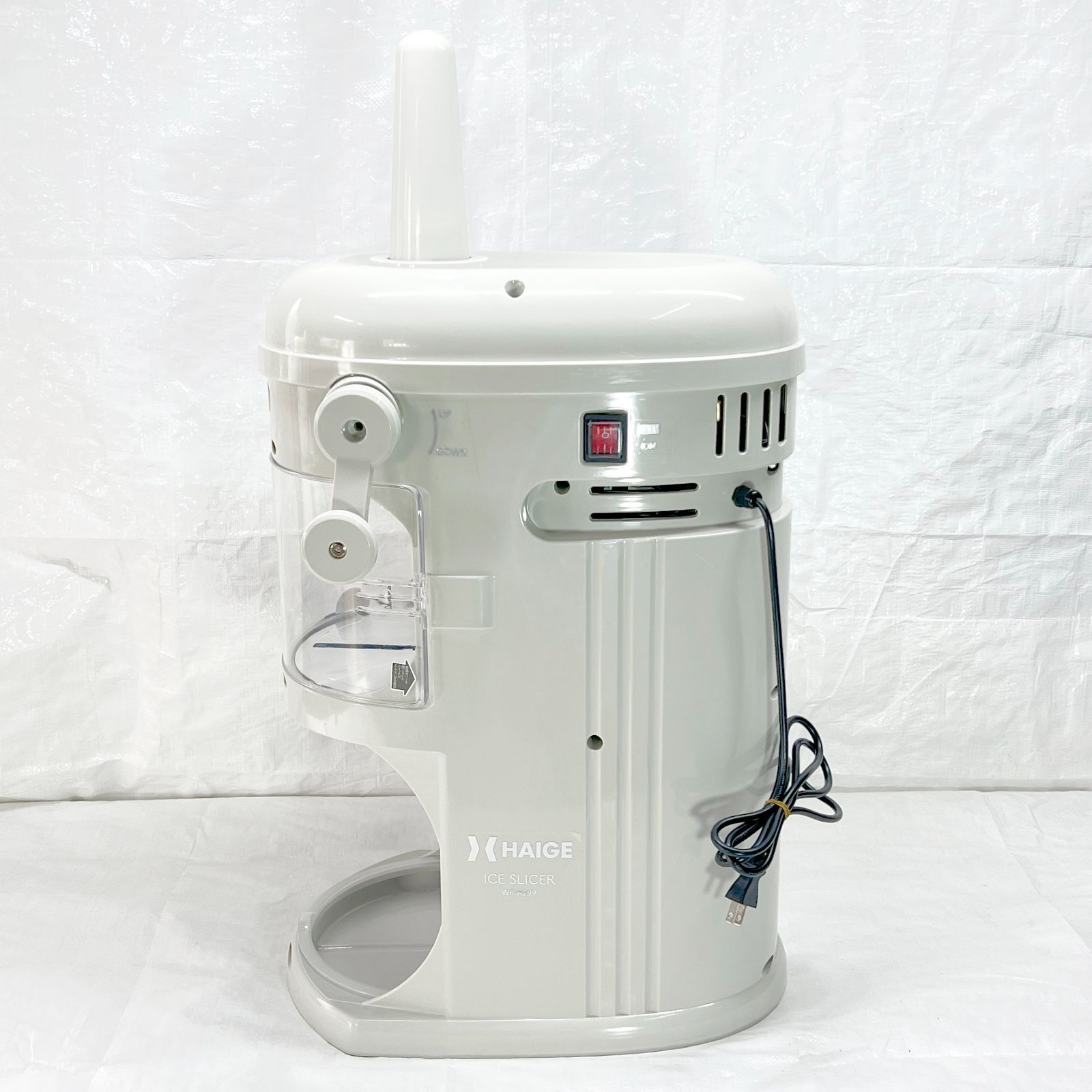 展示品】 電動式 かき氷機 受け口高 240mm 業務用 家庭用 WF