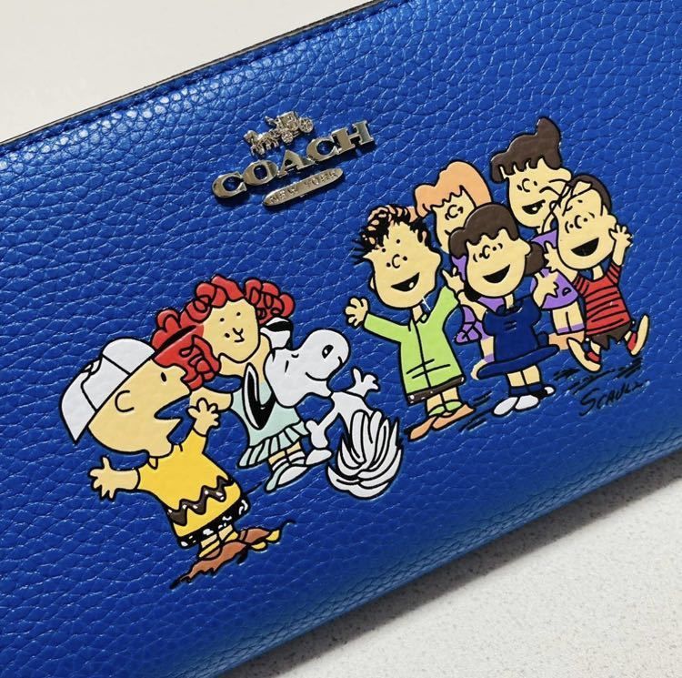 ☆ COACH コーチxスヌーピー限定コラボ 4603 長財布 スヌーピー