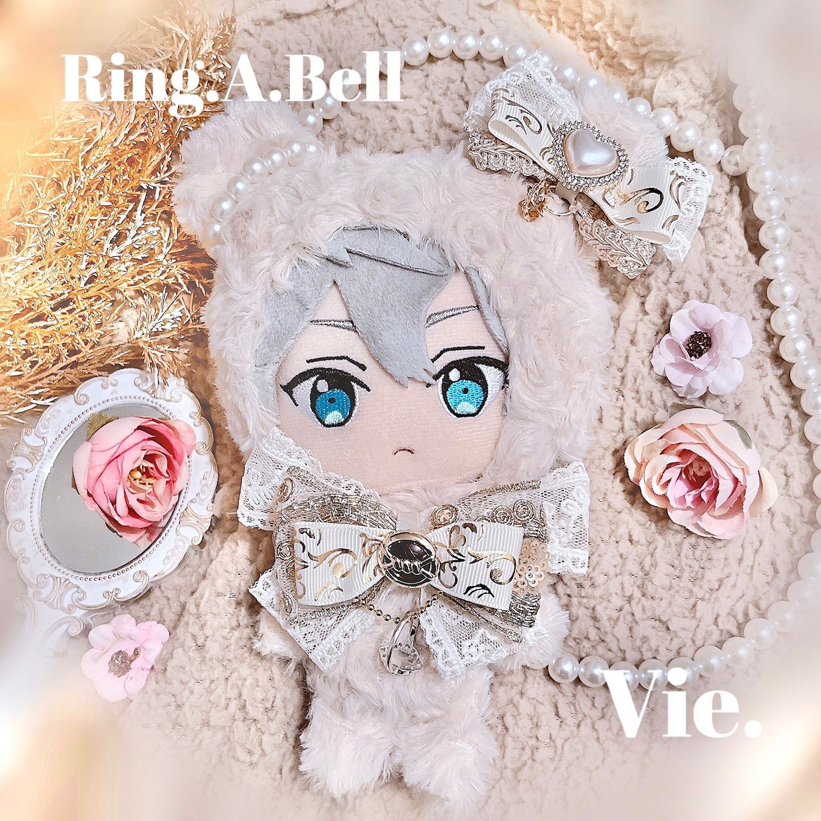 ぬい服 あんスタ Ring.A.Bell 風ぬいぐるみ服  16cm チェーン付き