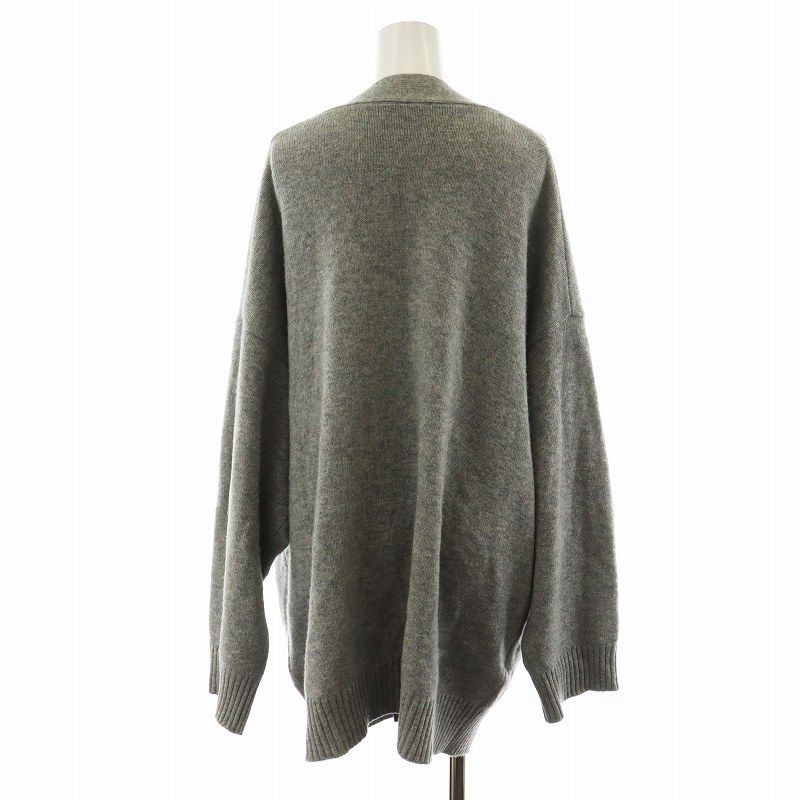 ドゥーズィエムクラス DEUXIEME CLASSE エブリデイアイライク 21AW Big Cardigan カーディガン ウール カシミヤ混 グレー ドゥーズィエムクラス DEUXIEME CLASSE エブリデイアイライク