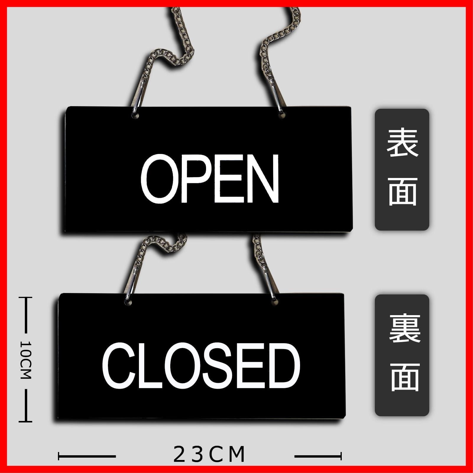 open close 札 オープンクローズ看板 プレート アクリル製 Seagron (23
