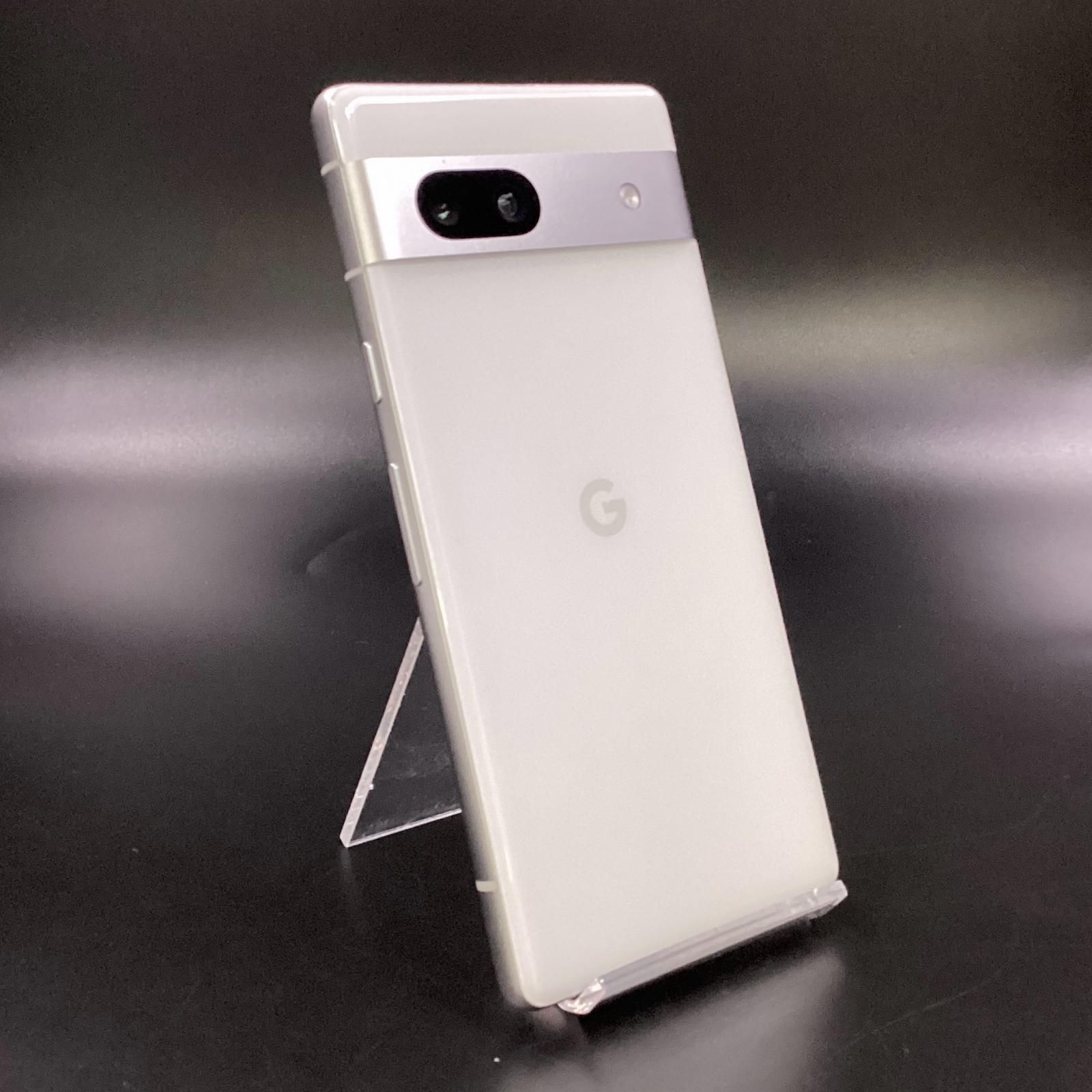 Google Pixel 7a 128GB snow au SIMフリー 白ロム 美品 動作確認
