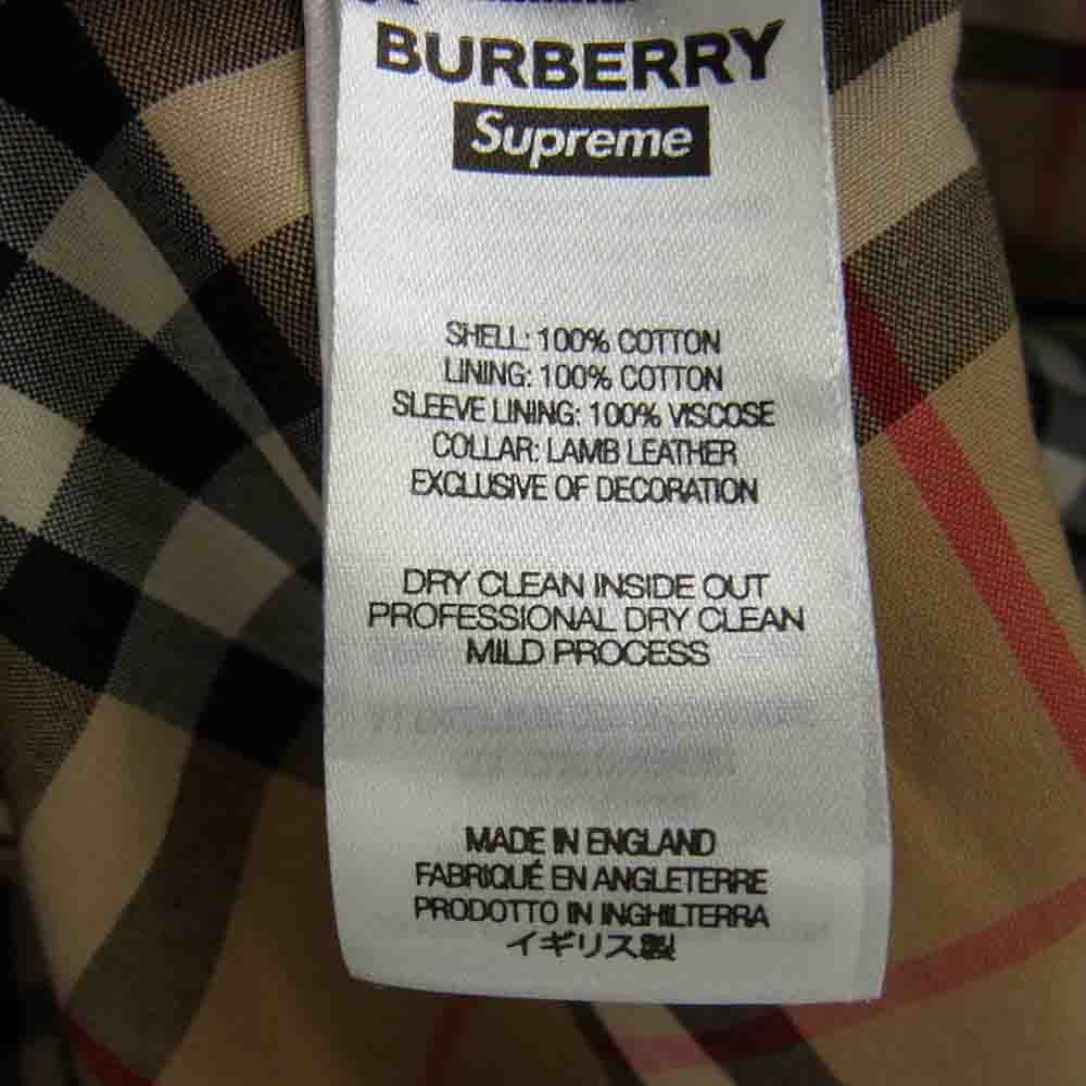 Supreme シュプリーム トレンチコート 22SS Burberry バーバリー