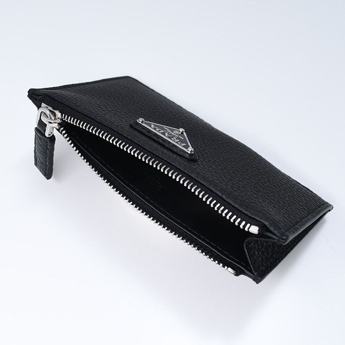 PRADA カードケース　ヴィッテロ PRADA プラダ ファスナー付 ヴィッテロダイノレザー カード