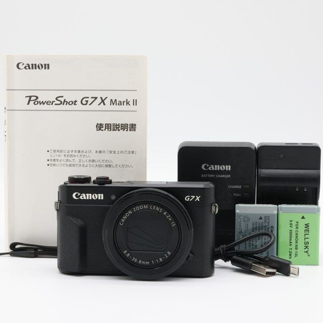 並品> Canon PowerShot G7 X MarkII|1.0型センサー搭載 高画質 並品> Canon PowerShot G7 X MarkII|1.0型センサー搭載 高画質
