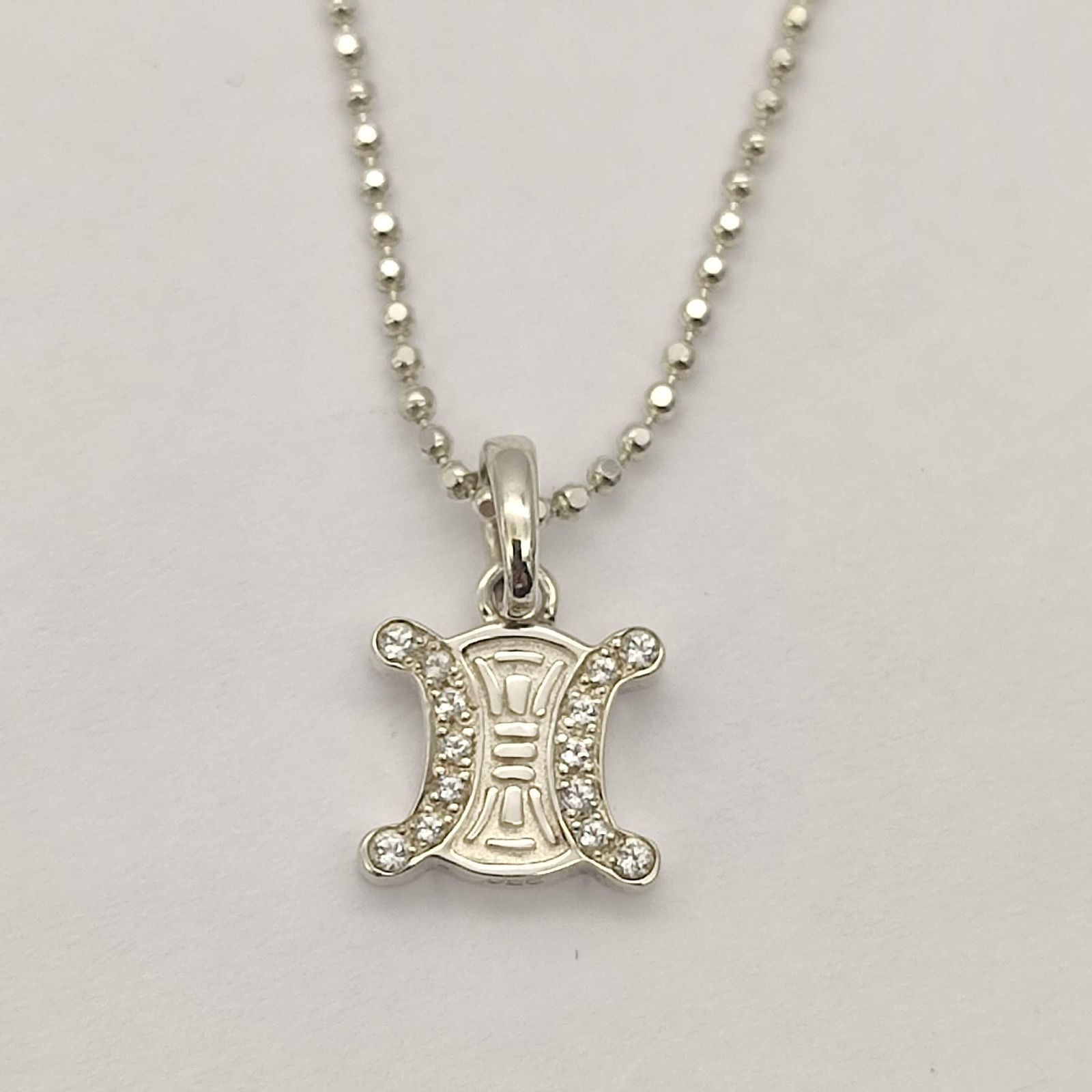 CELINE セリーヌ ネックレス マカダム トリオンフ シルバー カラー 楽天市場】セリーヌ/CELINE マカダムモチーフ ネックレス