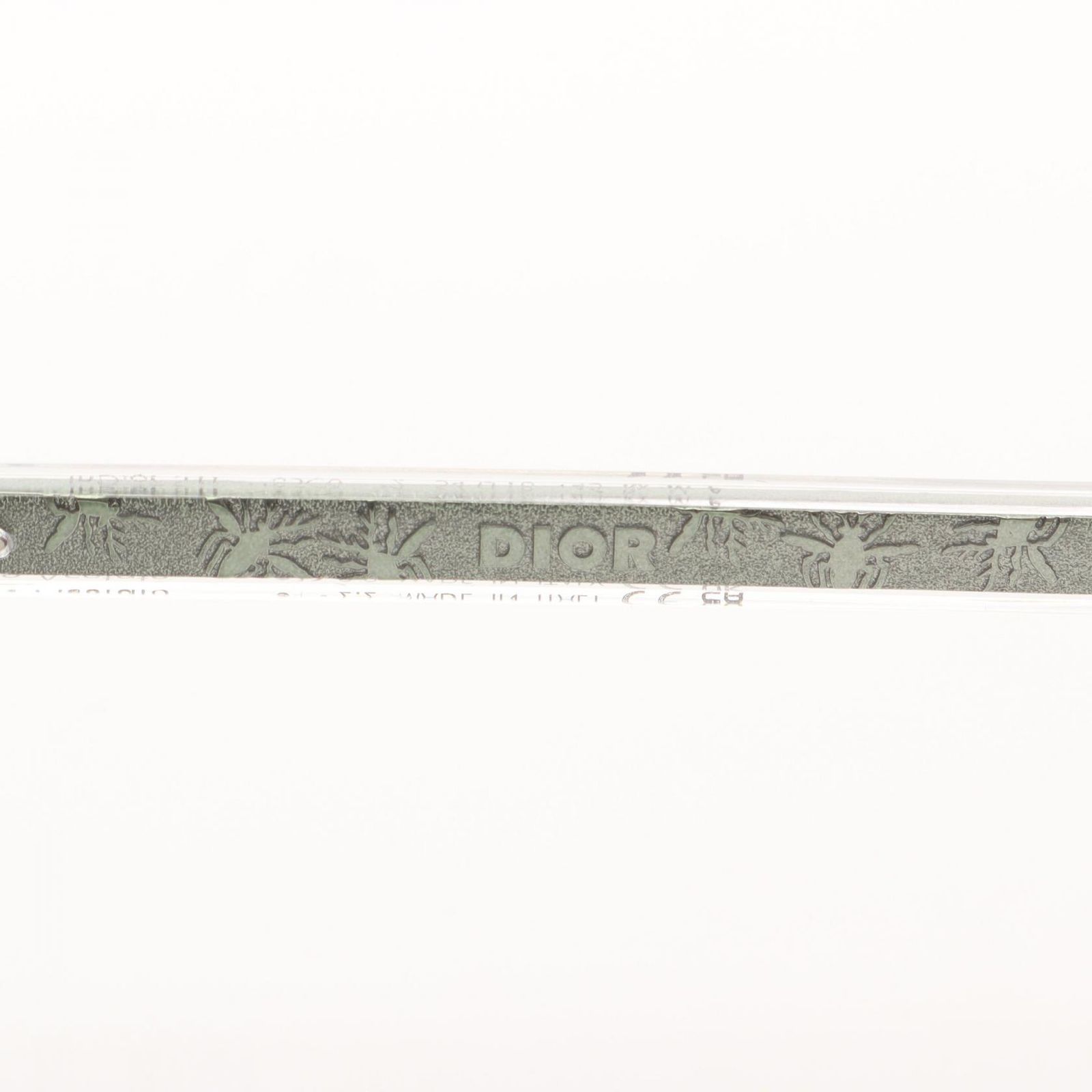ディオール Dior サングラス INDIOR S1I 85C0 クリア/グリーン系  