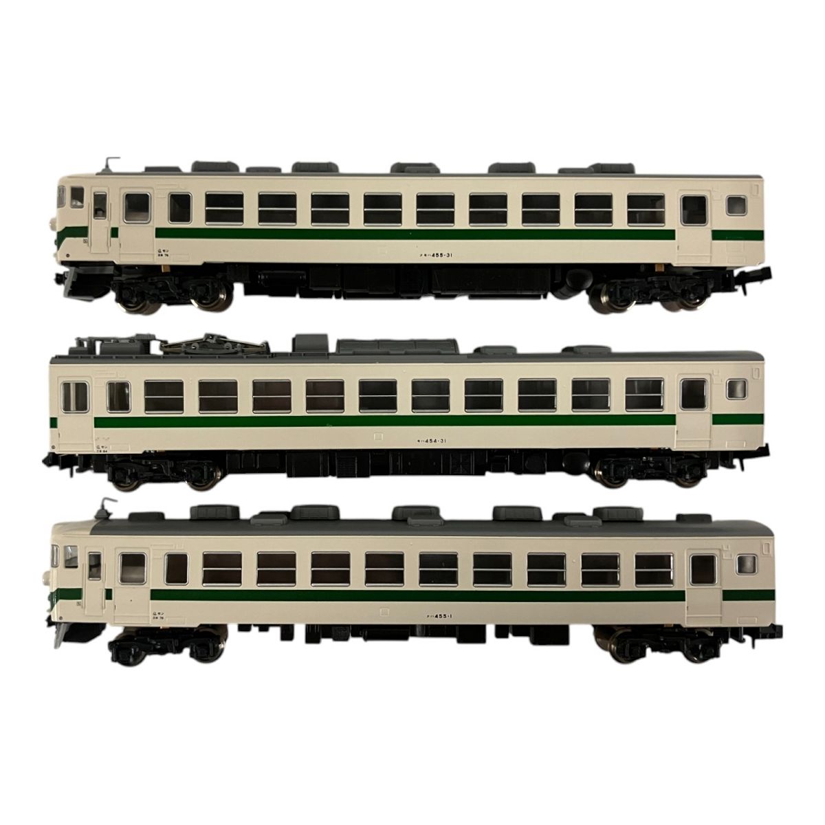 鉄道模型　ＨＯゲージ　カツミ　グリーンライナー　455系　3両セット 鉄道模型 HOゲージ カツミ グリーンライナー 455系 3両セット