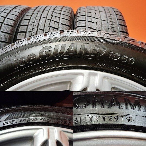 YK ice GUARD iG60 255/45R19】スタッドレス【audi A7 純正ホイール 19 