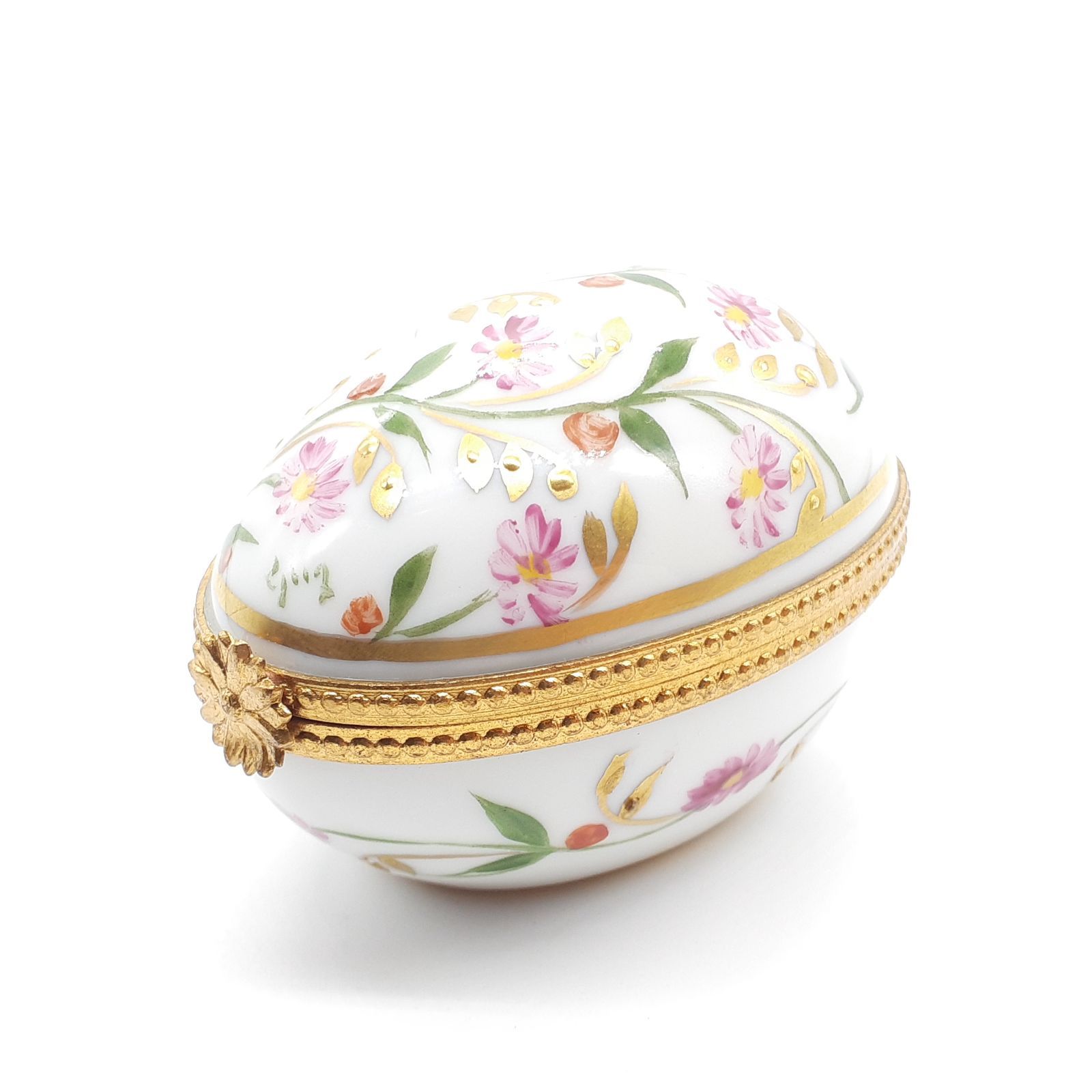 LIMOGES リモージュボックス フランス エナメル 小物入れ たまご LIMOGES リモージュボックス フランス エナメル 小物入れ たまご