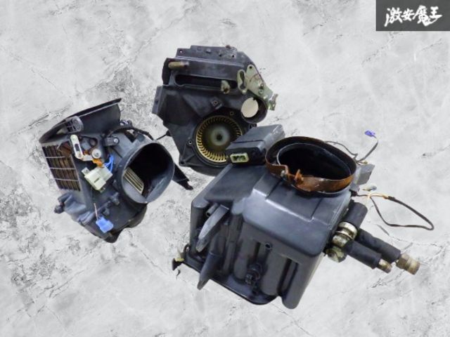 【ストア出品】トヨタ純正 TA20 ダルマ セリカ ヒーターコア ブロアモーター エバポレーター 3点セット 棚2M11